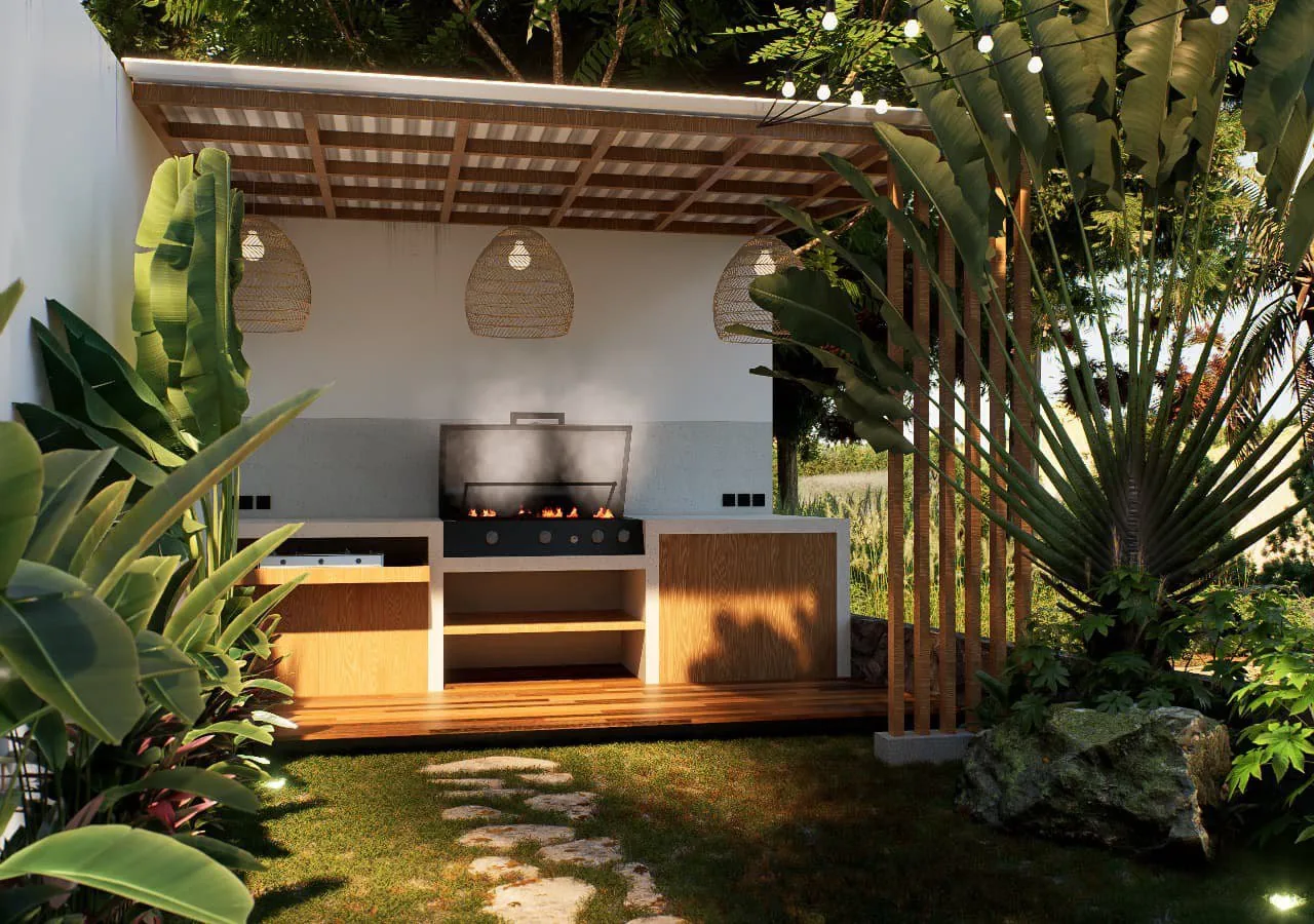 Complex lounge area